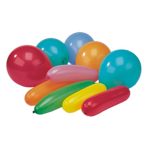 Luftballons farbig sortiert "verschiedene Formen" - Bild 1
