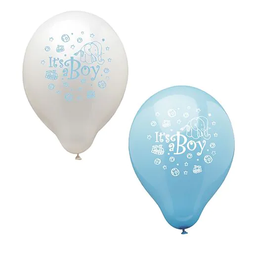 Luftballons für Babyparty Ø 25 cm "It's a boy" - Bild 1 Luftballons für Babyparty Ø 25 cm "It's a boy" - Bild 1