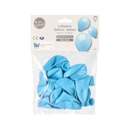 Luftballons, hellblau Ø 25 cm - Bild 2