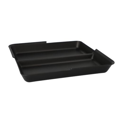 Mehrweg-Foodboxen 2-geteilt, 23,4 x 23,4 x 2,9 cm schwarz - Bild 1 Mehrweg-Foodboxen 2-geteilt, 23,4 x 23,4 x 2,9 cm schwarz - Bild 1