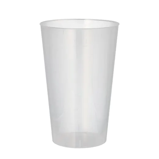 Mehrweg-Plastikbecher PP 0,4 l Ø 8,6 cm · 13 cm unzerbrechlich - Bild 1 Mehrweg-Plastikbecher PP 0,4 l Ø 8,6 cm · 13 cm unzerbrechlich - Bild 1