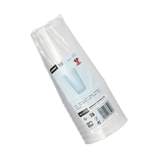 Mehrweg-Plastikbecher PP 0,4 l Ø 8,6 cm · 13 cm unzerbrechlich - Bild 2