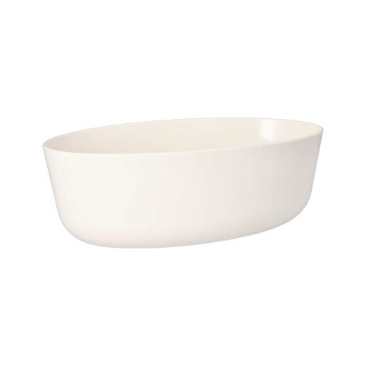 Mehrweg-Schalen oval, 2400 ml, 16,5 x 26 cm x 9,1 cm weiss "Cella"  - Bild 1