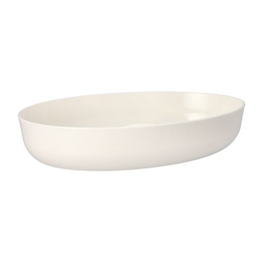 Mehrweg-Schalen oval, 2400 ml, 19,5 x 30,5 cm x 6,5 cm weiss "Cella" - Bild 1