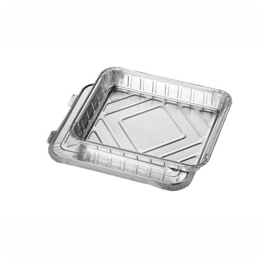 Menüschalen + Deckel, Alu ungeteilt 930 ml 3 x 17,7 x 22,5 cm 1