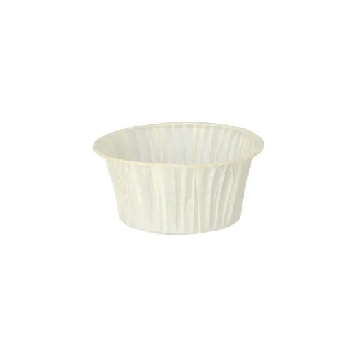 Muffins-Backförmchen Ø 5 cm · 3,5 cm weiss - Bild 1