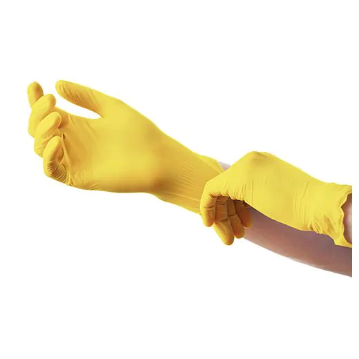 "Medi-Inn® Classic" Handschuhe, Nitril puderfrei gelb "Nitril Yellow" Größe L - Bild 2