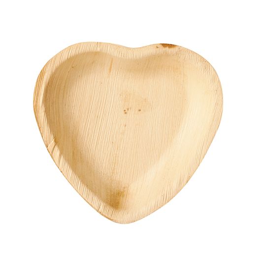 Palmblatt Schalen Herzform "pure" 15,5 x 3 cm - Bild 1