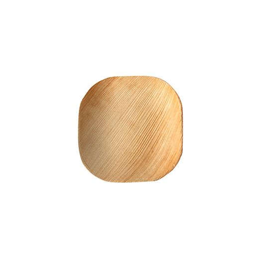Palmblatt Teller, eckig "pure", 10 x 10 cm - Bild 1