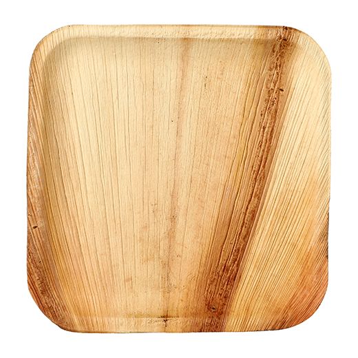 Palmblatt Teller eckig "pure"  25,5 x 25,5 cm - Bild 1