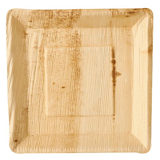 Palmblatt Teller eckig "pure" 25 x 25 cm - Bild 1