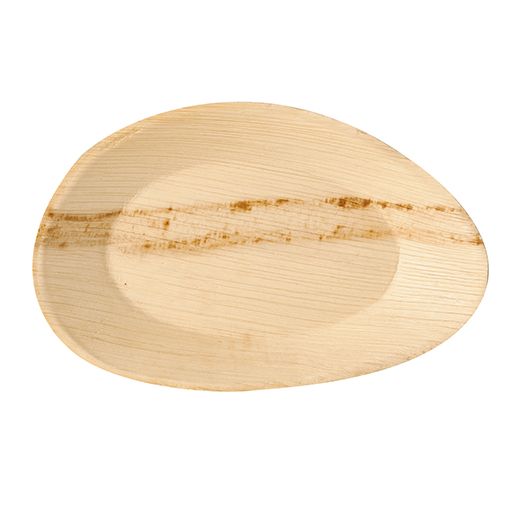 Palmblatt Teller oval "pure" 26 x 17 cm - Bild 1
