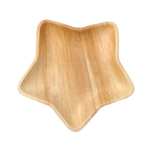Palmblatt Teller "pure", Sternform 22,3 x 20 cm - Bild 1