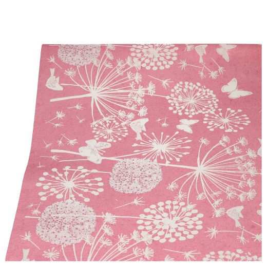 Papiertischdecke, 3 x 1,2 m fuchsia "Meadow" 1