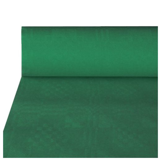 Papiertischdecke, dunkelgrün mit Damastprägung 50 x 1 m 1
