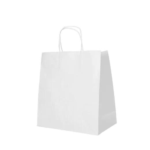 Papiertüten 27 x 32 x 17 cm weiß mit gedrehtem Tragegriff
- Bild 1 Papiertüten 27 x 32 x 17 cm weiß mit gedrehtem Tragegriff
- Bild 1