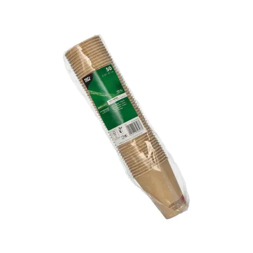 Pappbecher 0,18 l Ø 7 cm · 9,2 cm braun - Bild 2