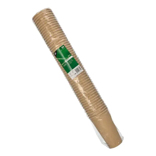 Pappbecher 0,5 l Ø 9 cm · 15 cm braun - Bild 2