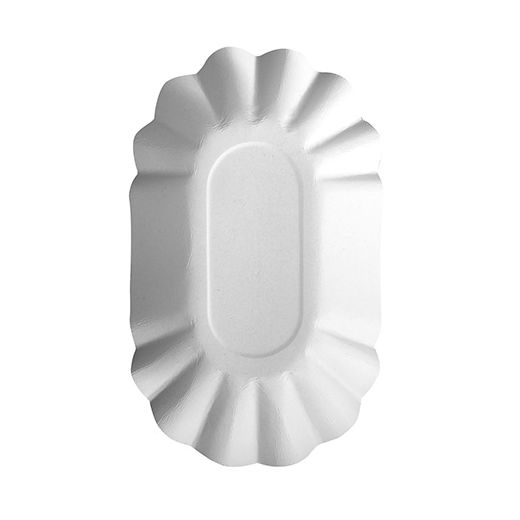 Pappschalen oval "pure" 9 x 16 cm weiss - Bild 1