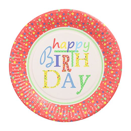 Pappteller Ø 23 cm "Happy Birthday" - Bild 1