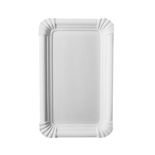 Pappteller eckig "pure", 11 x 17,5 cm  - Bild 1