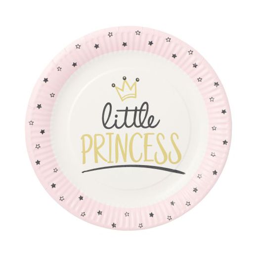 Pappteller rund Ø 23 cm "Little Princess" - Bild 1