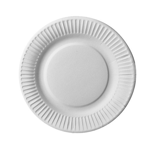 Pappteller rund "pure" Ø 19 cm weiss - Bild 1