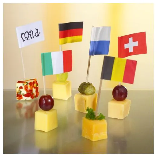 Partypicker, Flaggen 8 cm "Frankreich" - Bild 2