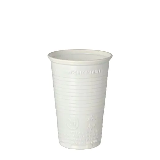 Plastikbecher (PP), 0,2 l weiss - Bild 1