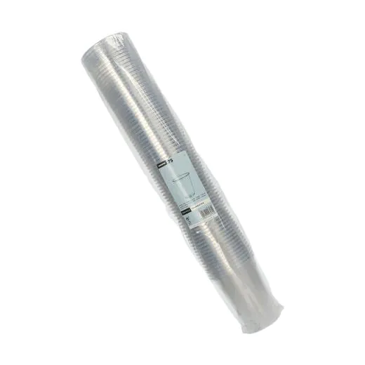 Plastikbecher (PS) 0,4 l Ø 9,5 cm · 12 cm klar mit Schaumrand - Bild 3