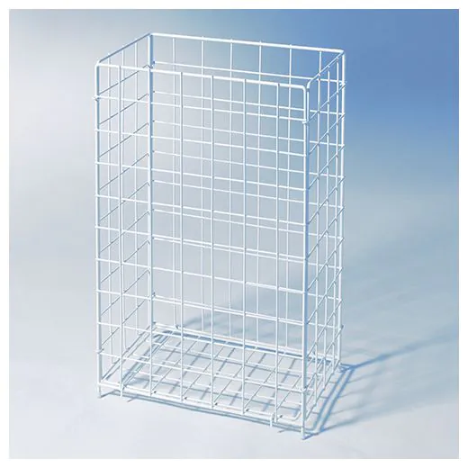 Sammelkörbe aus Metall, 63 x 41 x 25,5 cm, weiss - Bild 1 Sammelkörbe aus Metall, 63 x 41 x 25,5 cm, weiss - Bild 1