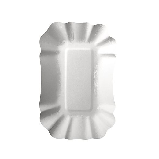 Pappschalen eckig "pure" 9 x 14 x 3 cm weiss 1