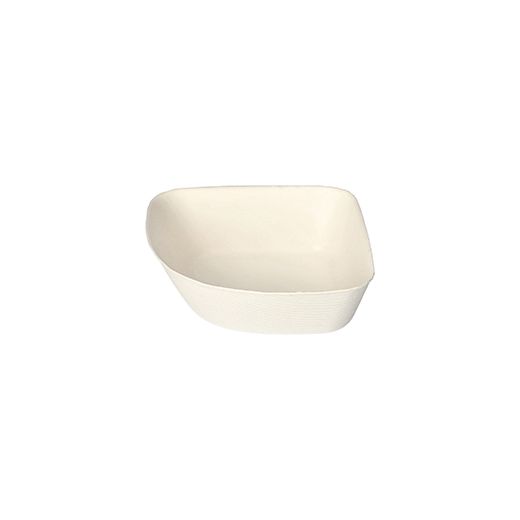 Schalen aus Zuckerrohr "pure" 10 x 10 cm weiss "Belle Vie, Ligne Carrée" - Bild 1