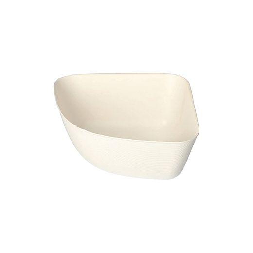 Schalen aus Zuckerrohr "pure" 12,8 x 12,8 cm weiss "Belle Vie, Ligne Carrée" - Bild 1