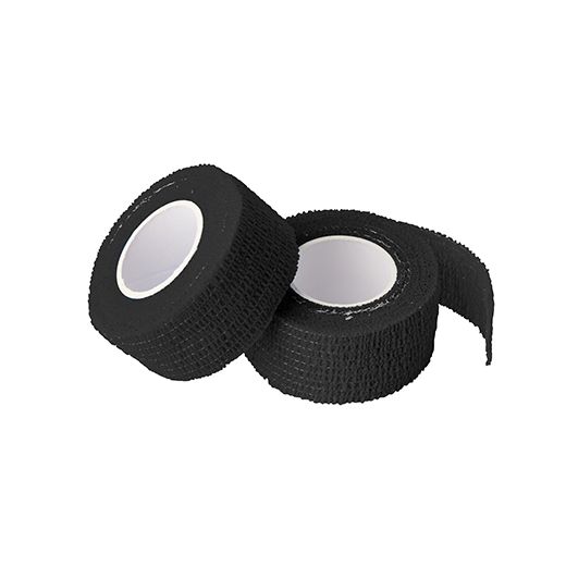 Selbsthaftende Pflaster 5 m x 2,5 cm schwarz - Bild 1