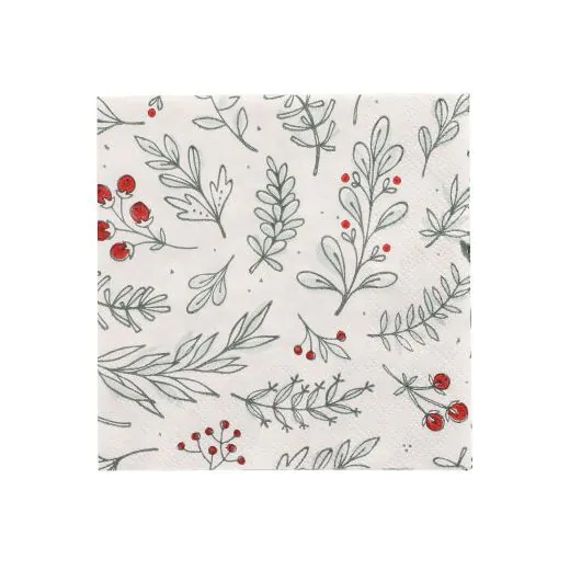 Servietten, 3-lagig 1/4-Falz 25 x 25 cm "Berries" - Bild 1 Servietten, 3-lagig 1/4-Falz 25 x 25 cm "Berries" - Bild 1