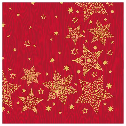 Servietten, 3-lagig 1/4-Falz 40 x 40 cm "Christmas Shine" 1