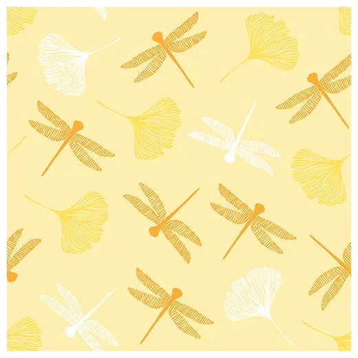 Servietten, 3-lagig 1/4-Falz 40 x 40 cm gelb "Ginko" - Bild 1 Servietten, 3-lagig 1/4-Falz 40 x 40 cm gelb "Ginko" - Bild 1