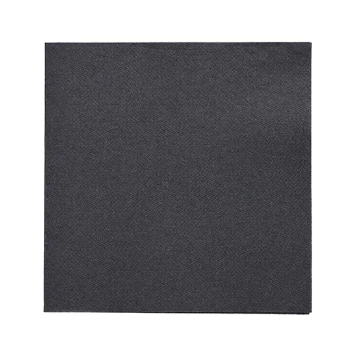 Servietten "DAILY Collection" 1/4-Falz 32 x 32 cm schwarz - Bild 2