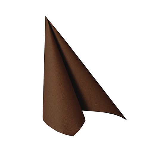 Servietten, braun "ROYAL Collection" 1/4-Falz 25 x 25 cm 1