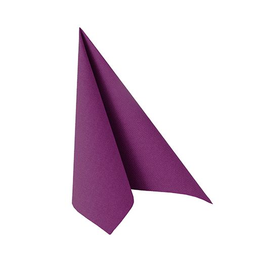 Servietten, lila "ROYAL Collection" 1/4-Falz 25 x 25 cm 1