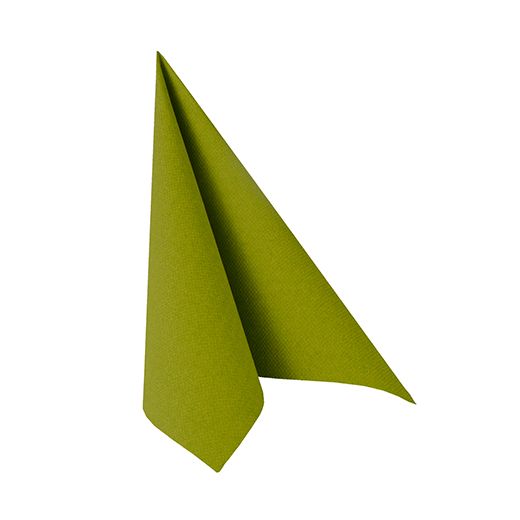 Servietten, olivgrün "ROYAL Collection" 1/4-Falz 25 x 25 cm 1