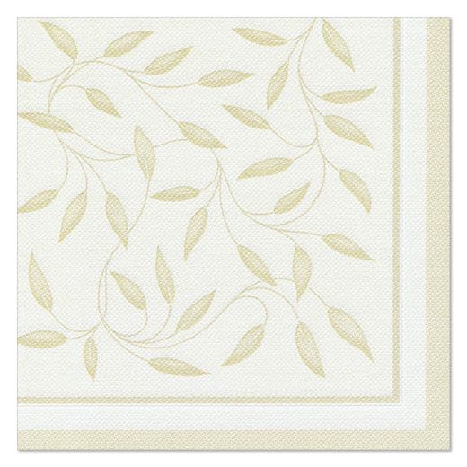 Servietten, "ROYAL Collection" 1/4-Falz 40 x 40 cm champagner "New Mediterran" 1