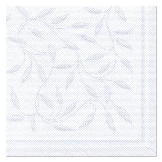 Servietten, "ROYAL Collection" 1/4-Falz 40 x 40 cm weiss "New Mediterran" 1