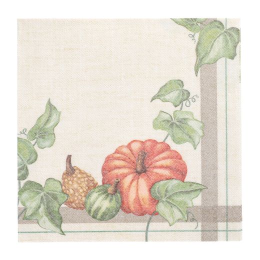 Servietten "ROYAL Collection" 1/4-Falz 40 x 40 cm "Pumpkin" - Bild 1