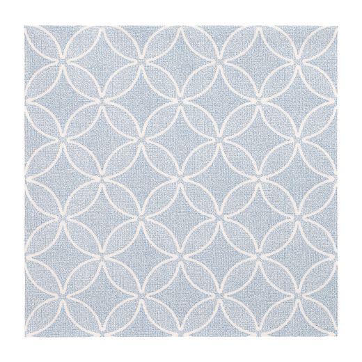Servietten "ROYAL Collection" 1/4-Falz 40 x 40 cm arktikblau "Circle Flowers" - Bild 1 Servietten "ROYAL Collection" 1/4-Falz 40 x 40 cm arktikblau "Circle Flowers" - Bild 1