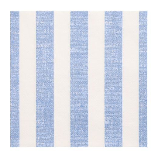 Servietten "ROYAL Collection" 1/4-Falz 40 x 40 cm blau "Lines" - Bild 1