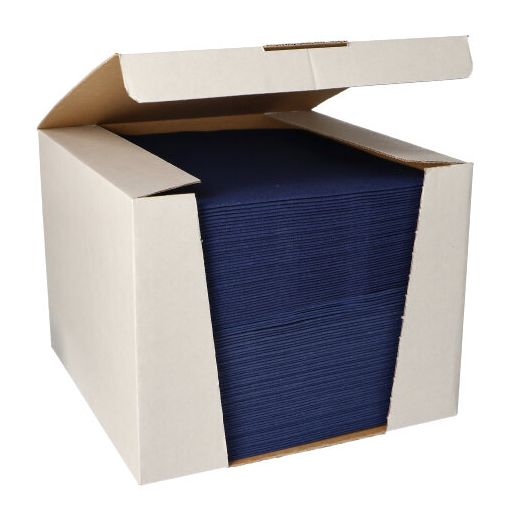 Servietten "ROYAL Collection" 1/4-Falz 40 x 40 cm dunkelblau - Bild 1