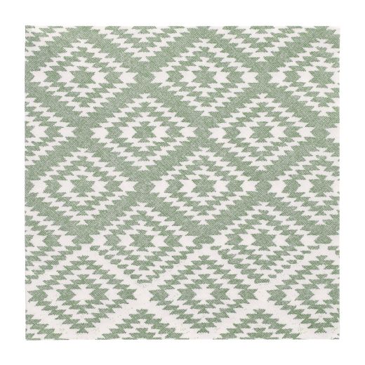 Servietten "ROYAL Collection" 1/4-Falz 40 x 40 cm dunkelgrün "Ethnic Look" - Bild 1