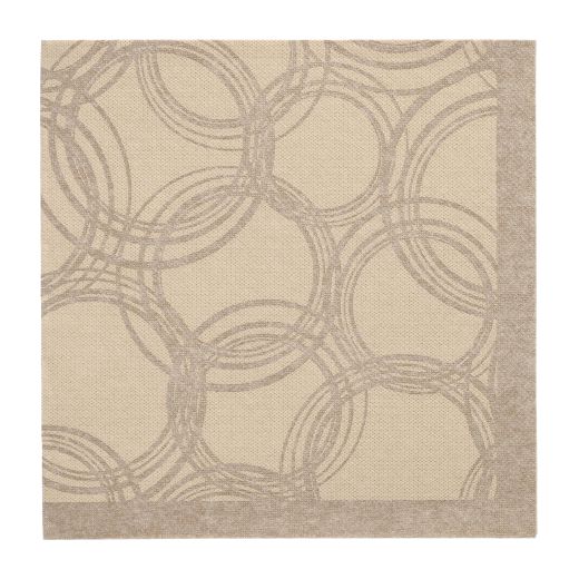 Servietten "ROYAL Collection" 1/4-Falz 40 x 40 cm sand "Bubbles" - Bild 1